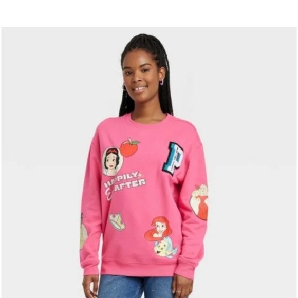 Women’s 100 Disney Target Princess Sweatshirt - Picture 1 of 3